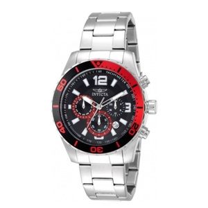 NWT Invicta Men’s Watch - 12801 PRO DIVER Black Dial Stainless Steel Chronograph